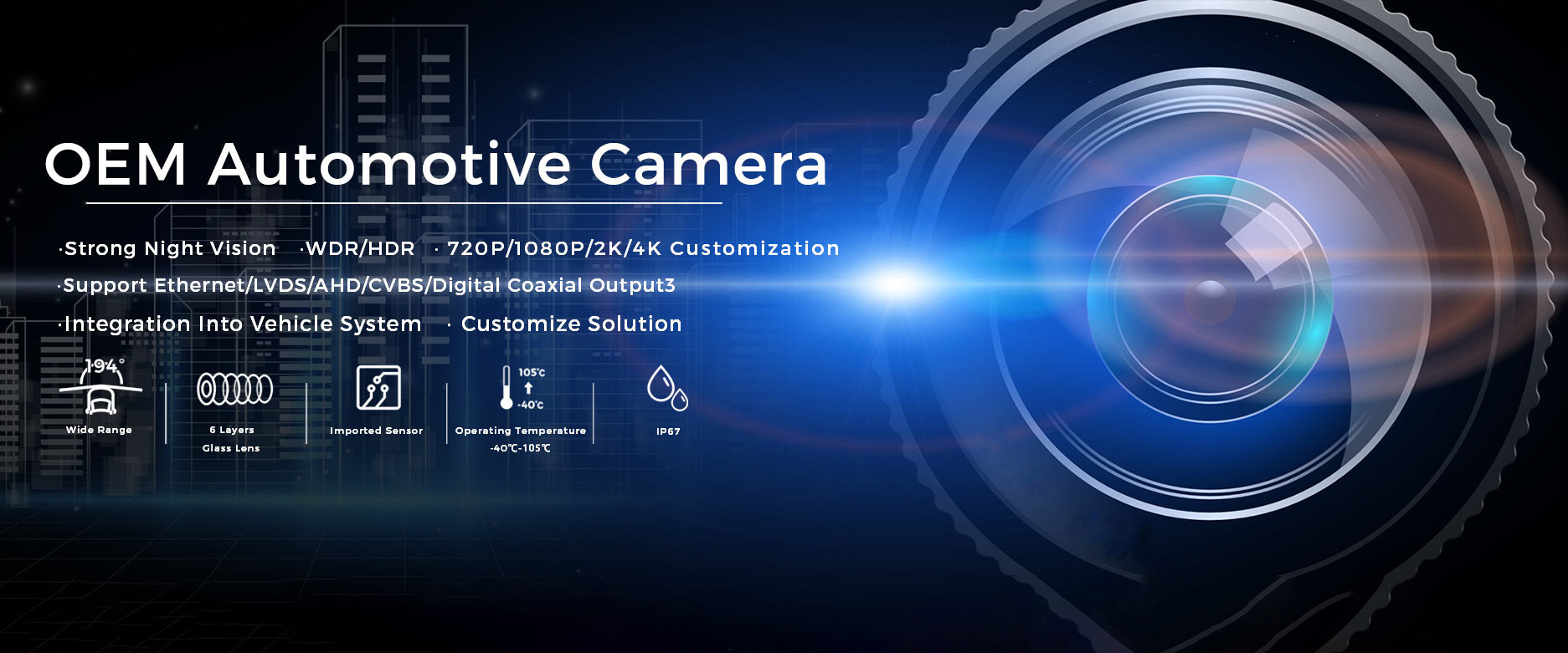 Qualität Kamera mit breiter Reichweite usine